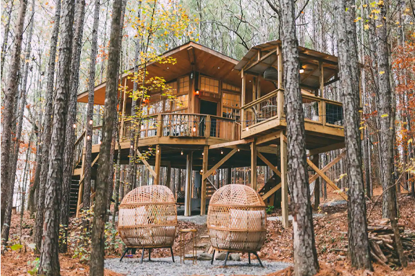 Firefly Treehouse @ Crane Hill, Alabama - Kelly and Greg